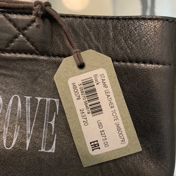 ALLSAINTS New with tag graphic leather tote bag - Picture 2 of 6